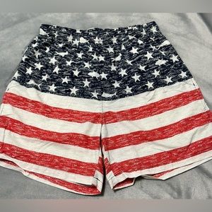 Columbia flag men’s swim trunks